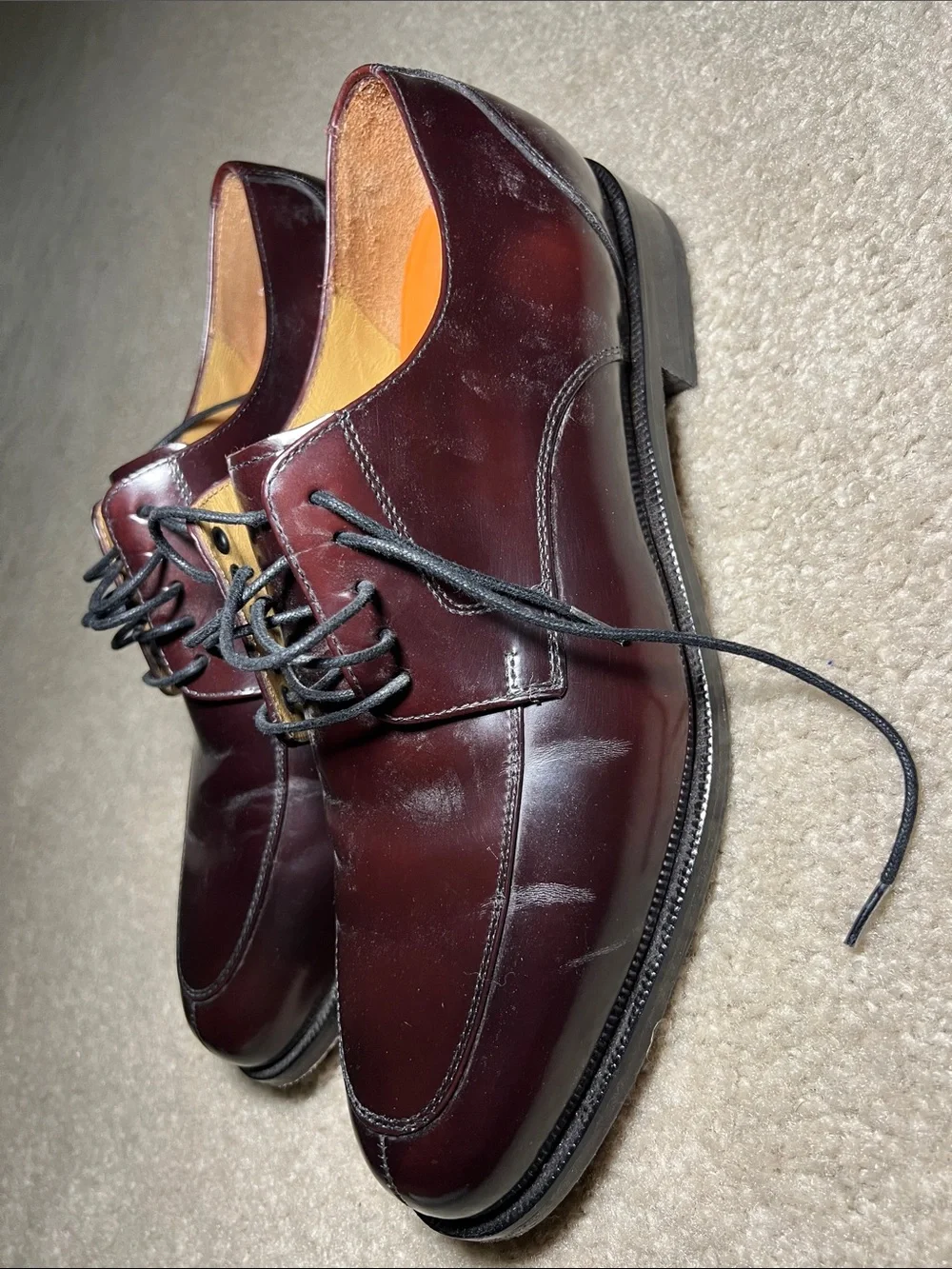 Cole Haan sleek burgundy